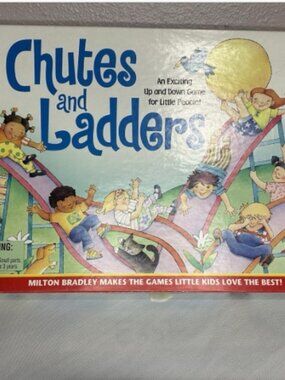 COMPLETE Chutes and Ladders 1999 Milton Bradley Board Game Ages 3-6